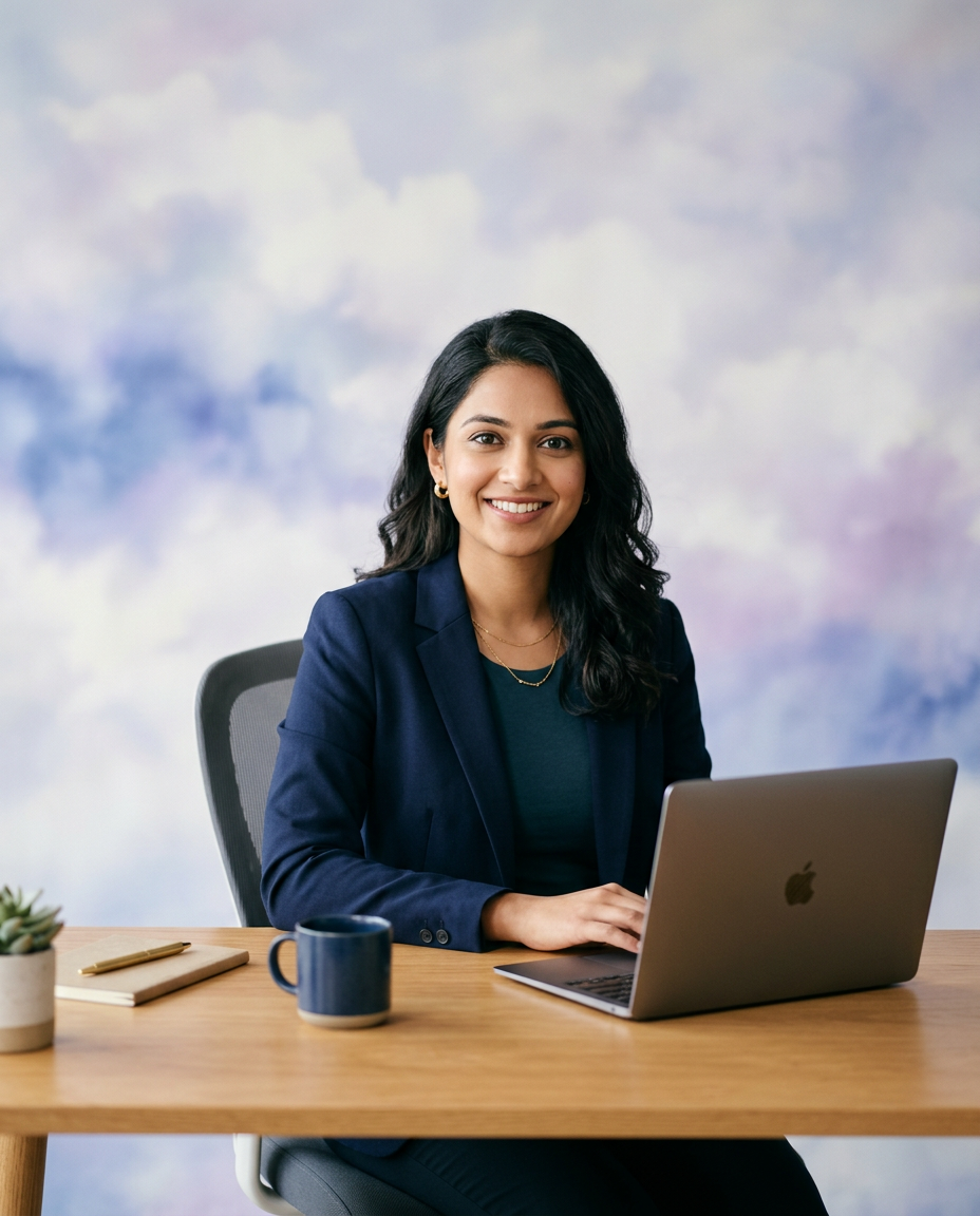 Creative portrait representing the founder of maneeshadigihub
