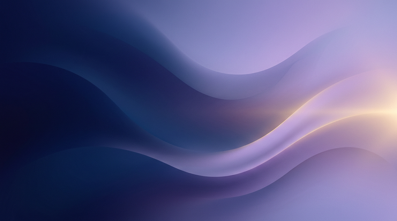 Abstract indigo and gold AI marketing artwork